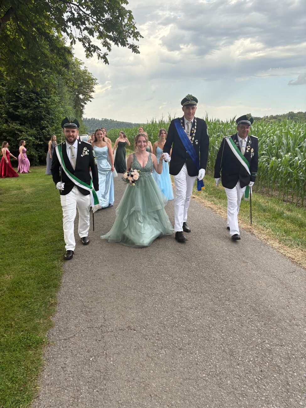Hofstaat beim Festzug